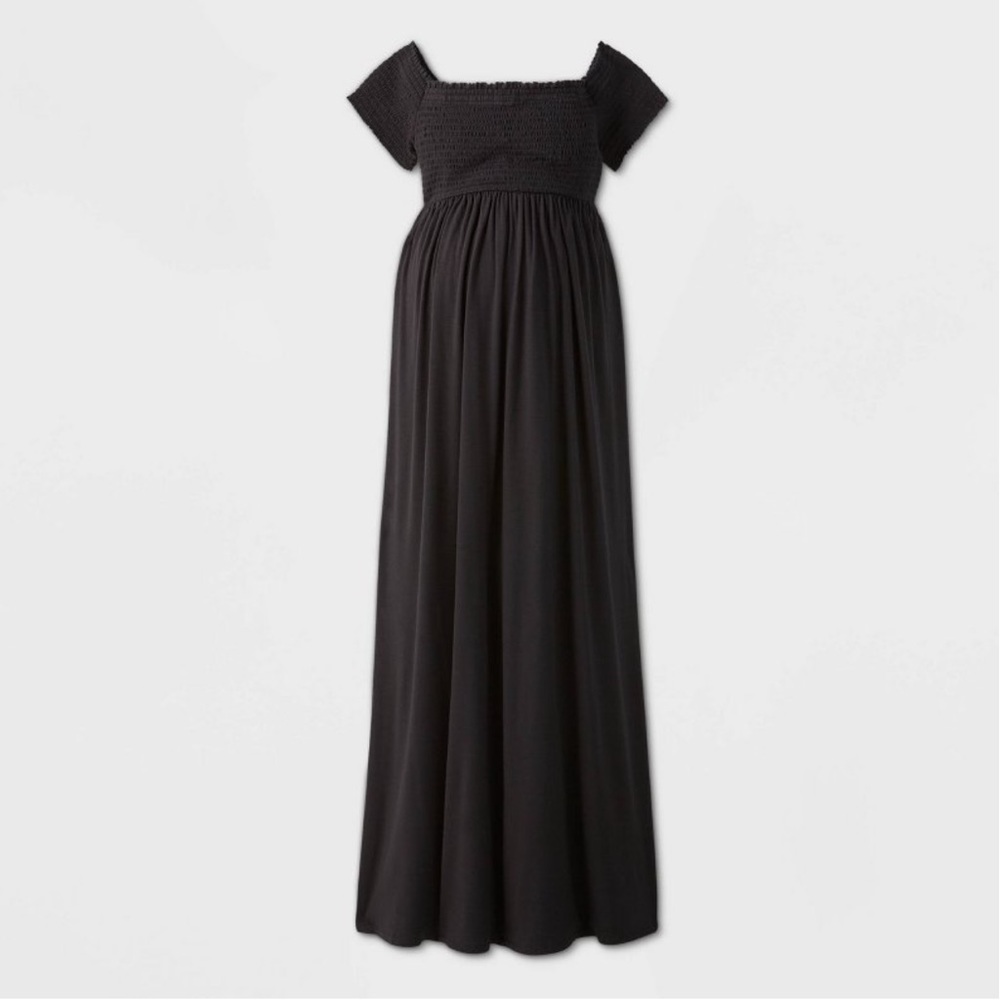 Isabel Maternity (Target) - Short Sleeved Smocked Maternity Dress